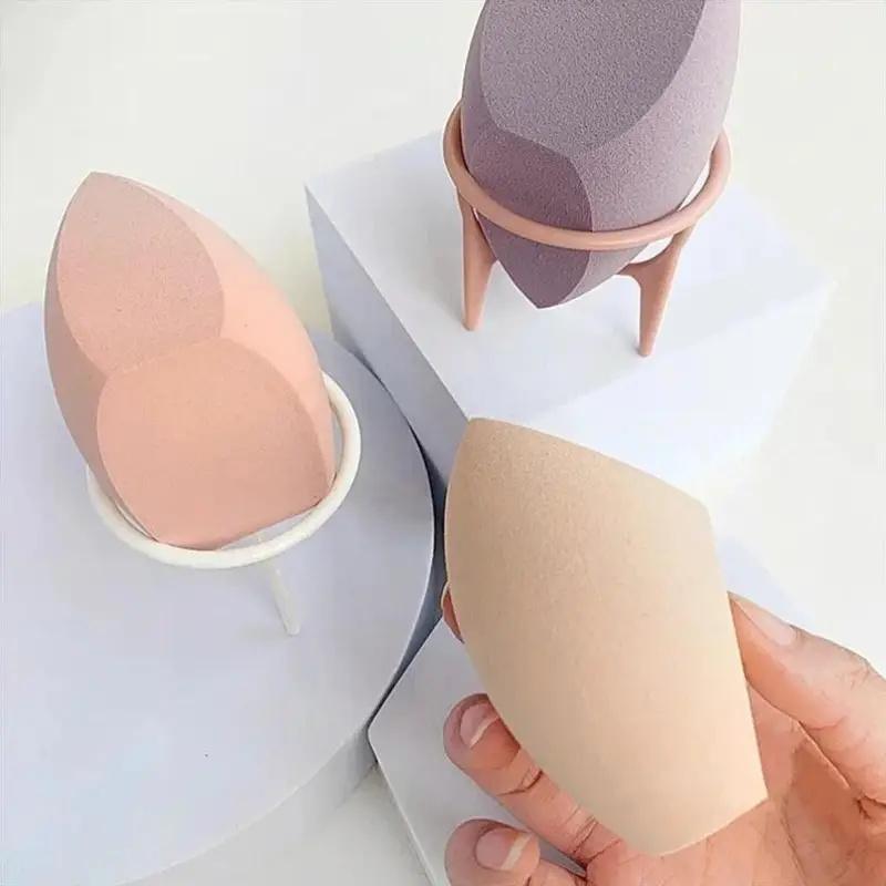 2Pcs Big Size Makeup Sponge Foundation Cosmetic Puff Soft Smooth Powder Concealer Sponge Blender Wet Dry Dual Use Make Up Puff