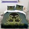 3pcs Jul Fait d'or pattern bedding set duvet cover set includes duvet cover &pillowcases, perfect all season bedroom decoration & gift