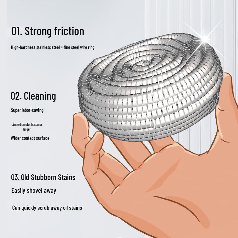 Stainless Steel Cleaning Scrubber