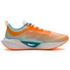 Li Ning Super Light 19 Slip Resistant Abrasion Resistant Cushioning Low top Running Shoes Men's Orange Blue ARBS001-13