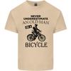 Cycling Never Underestimate Old Unisex Unisexs Light Cotton TShirt