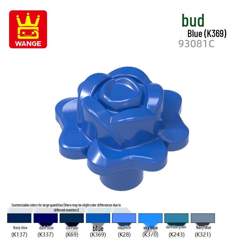 Wange Compatible Building Blocks: Assembly Parts & Flower Accessories Splicing Toys 100 grams