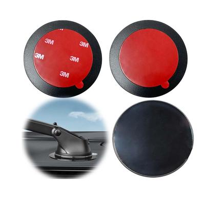 BOOHUQICH Suction Cup Auxiliary Plate Set of 4 for Dashboard, Strong Suction Cup Base