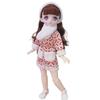 Functional Lovely Compact Play House Doll Two-dimensional Comic Face BJD Girl Toy for Entertainment