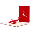 Surprise 3D Pop-Up Airplane Greeting Card Creative Birthday Graduation Travel Gift Aviation Enthusiasts Adventure Lovers JXB