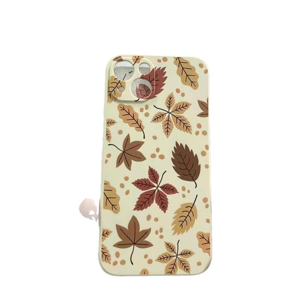Maple Leaf Apple 15 Pro Max Phone Case for iPhone 17/14/13/16 Pro - Full Lens Coverage, Soft Case for 12/11