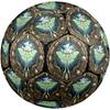 Moonlit Luna Moth Forest Round Football Size 5 Adult Ball Suitable for Training Matches and Outdoor Team.