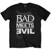 Men's Bad Meets Evil Logo T-shirt XX-Large Black