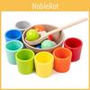 Wooden Baby Bead And Ball Color Matching Toy For Early Childhood Learning