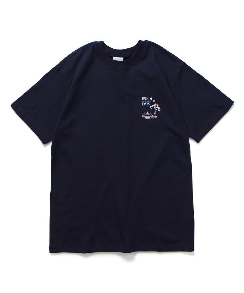 ABNORMALTHING Beachlife Oversized T-Shirt Navy