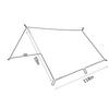 Tent tarpaulin multifunctional tarp with tote bag camping tarpaulin shelter hammock car awning cloth outdoor backpack hiking