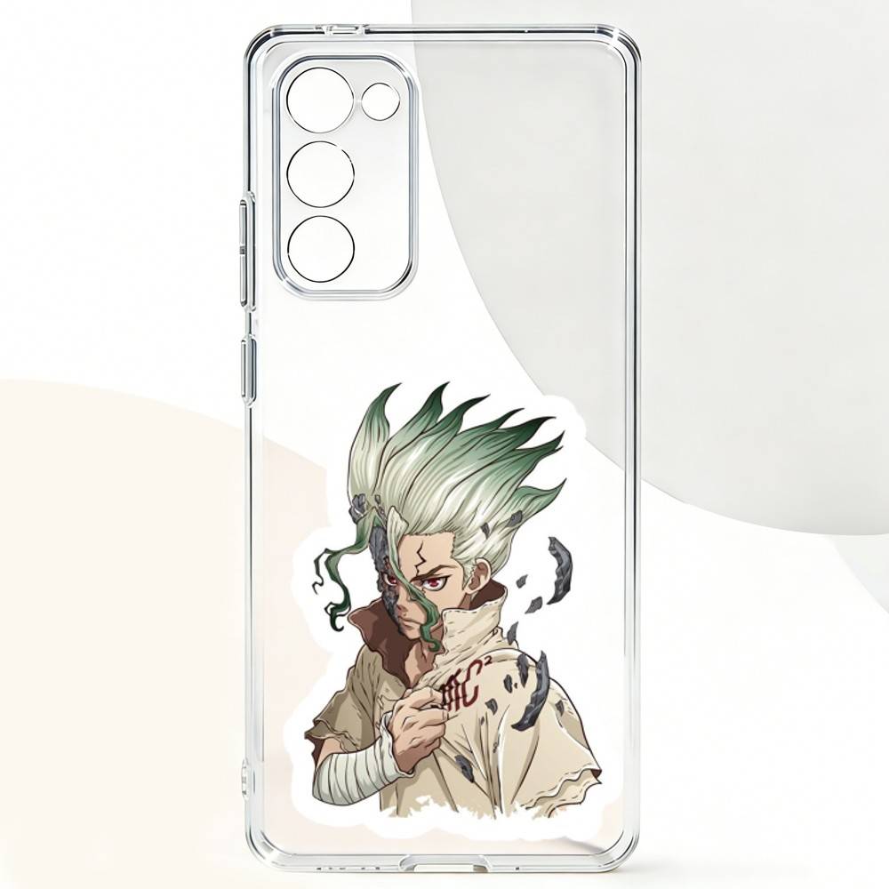 Manga Dr.Stone Senku IshigamiPhoneCase For Samsung Galaxy A,71,70,52,51,40,31,50,50S,30S,21S,12,10,Note20ultra Transparent Cover