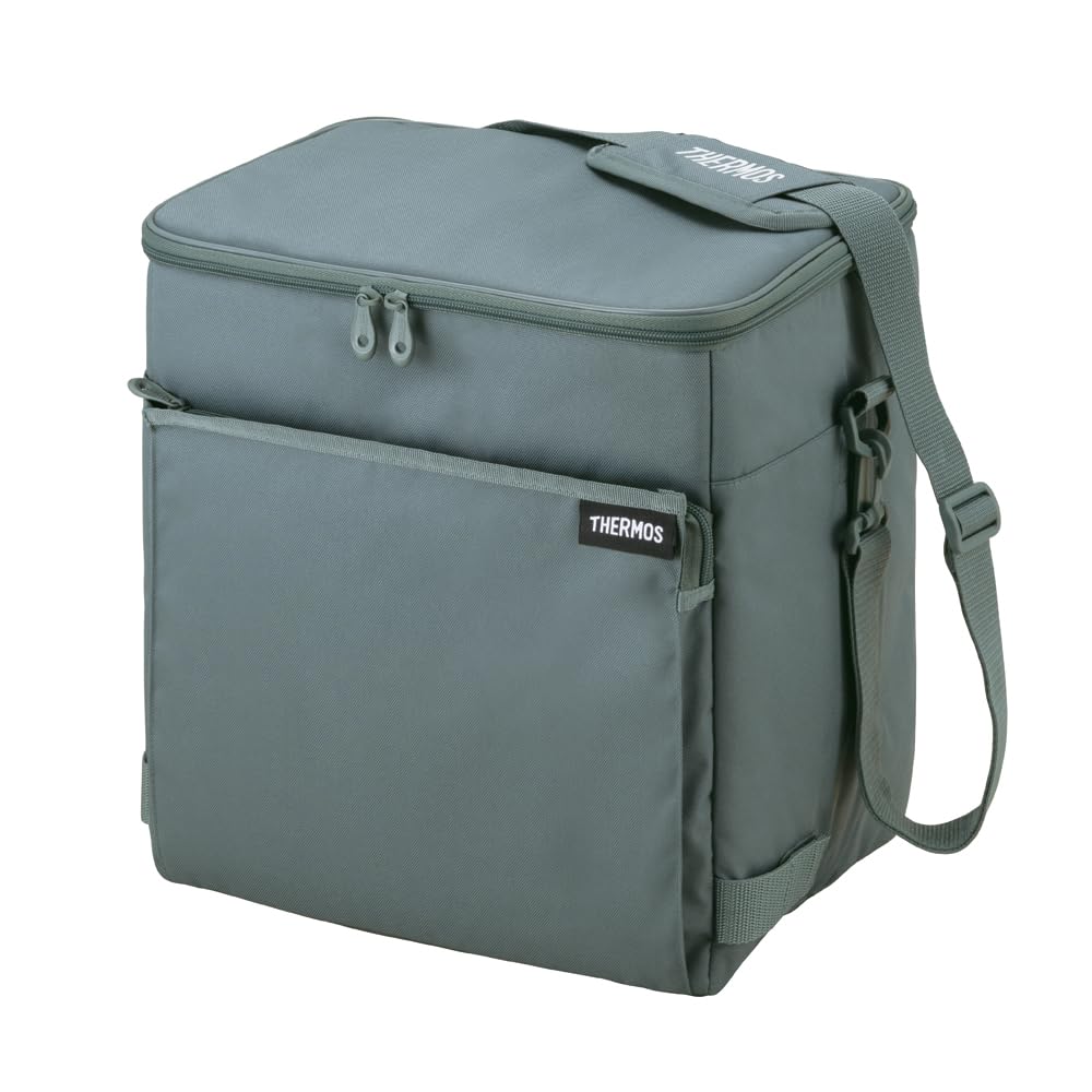 Thermos Soft Cooler 20L Gray Insulated Foldable and Box Large Capacity Model GY Bag, 5-Layer Insulation, Compact, Water-Repellent Fabric, Type,