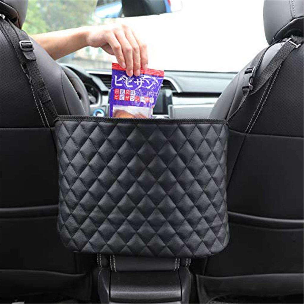 Suporte de Bolsa Para Carros Porta-Bolsa de Carro Suporte de Bolsa de Mão Entre os Assentos Acessórios de Armazenamento Para Mulheres Consoles e Organizadores Automotivos Internos Bolso de Rede Para