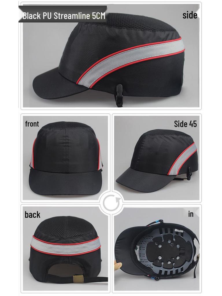 Lightweight Breathable Anti-Bump Cap with PE Shell for Impact Protection and Safety