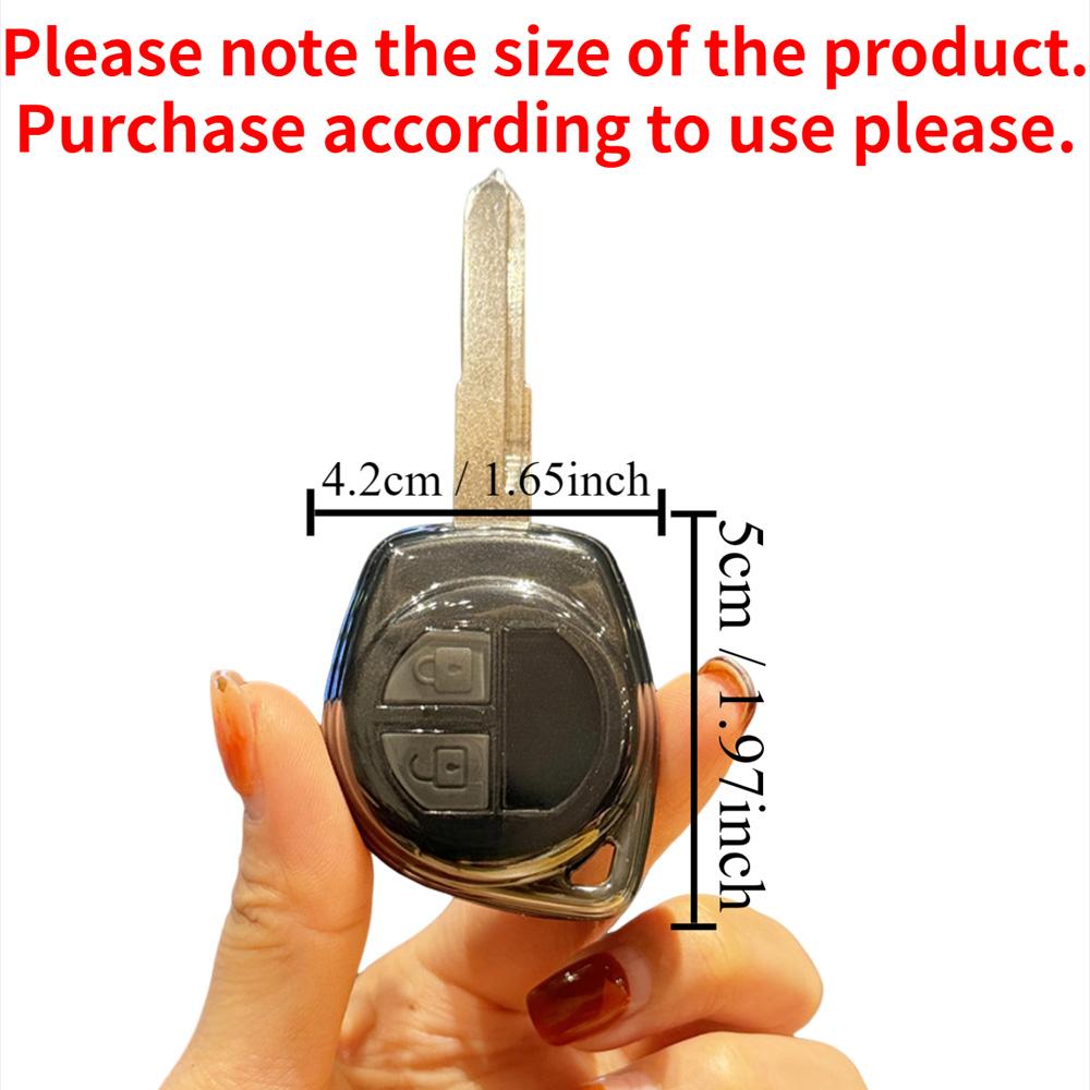 2 Buttons TPU Car Remote Key Fob Case Cover Shell for Suzuki SX4 Swift Grand Vitara Ciaz Liana Spresso Celerio Jimny Jeemny