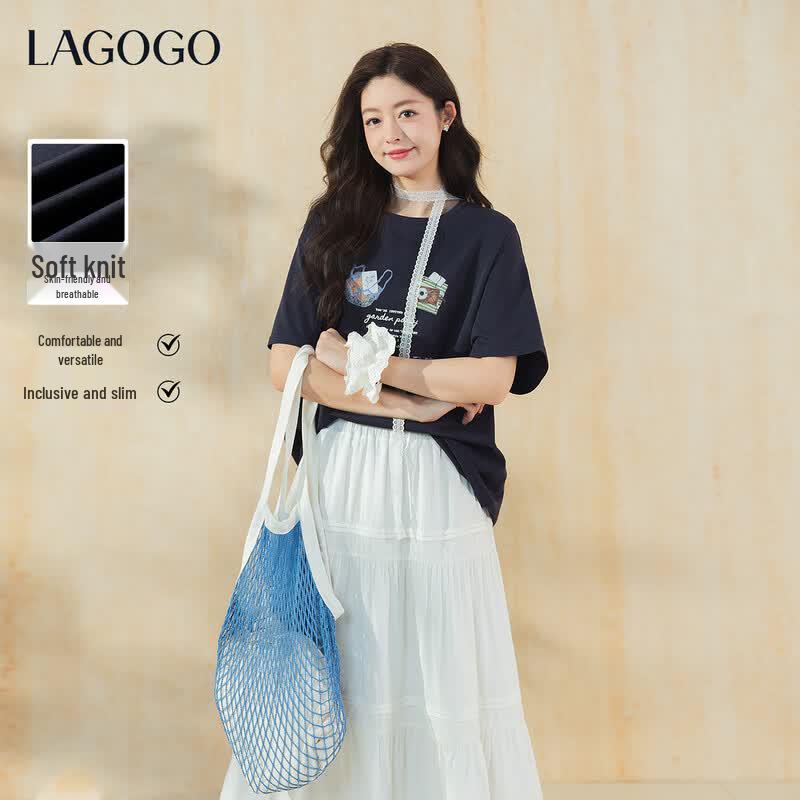 LAGOGO Women s Printed T-shirt M