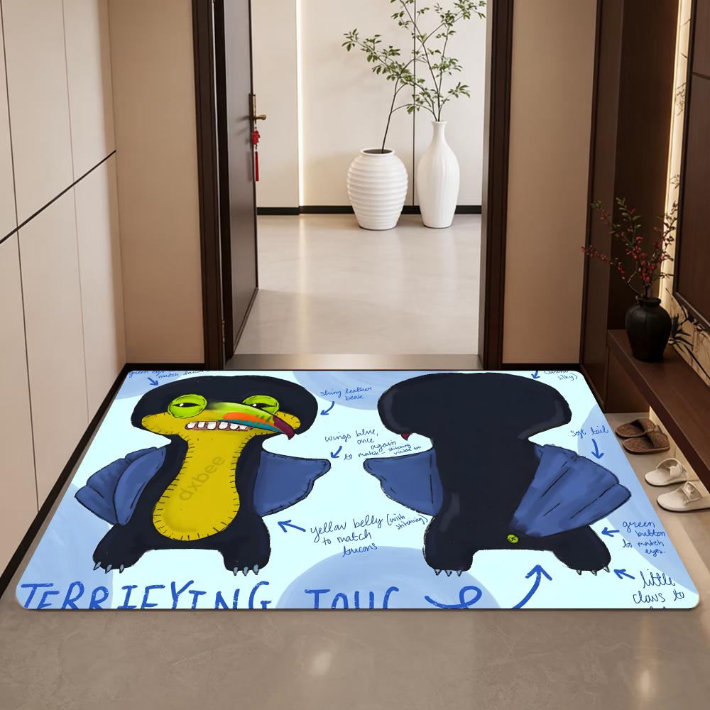 Tappetino da Pavimento Anime F-fuggler, Tappetino da Bagno in Diatomea, Asciugatura Rapida Assorbente Antiscivolo Tappetino per Porta