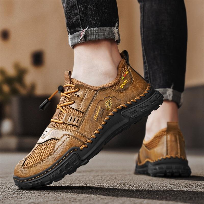 38-48 Men's Casual Sandals Breathable Mesh Shoes Lightweight Running Sneakers