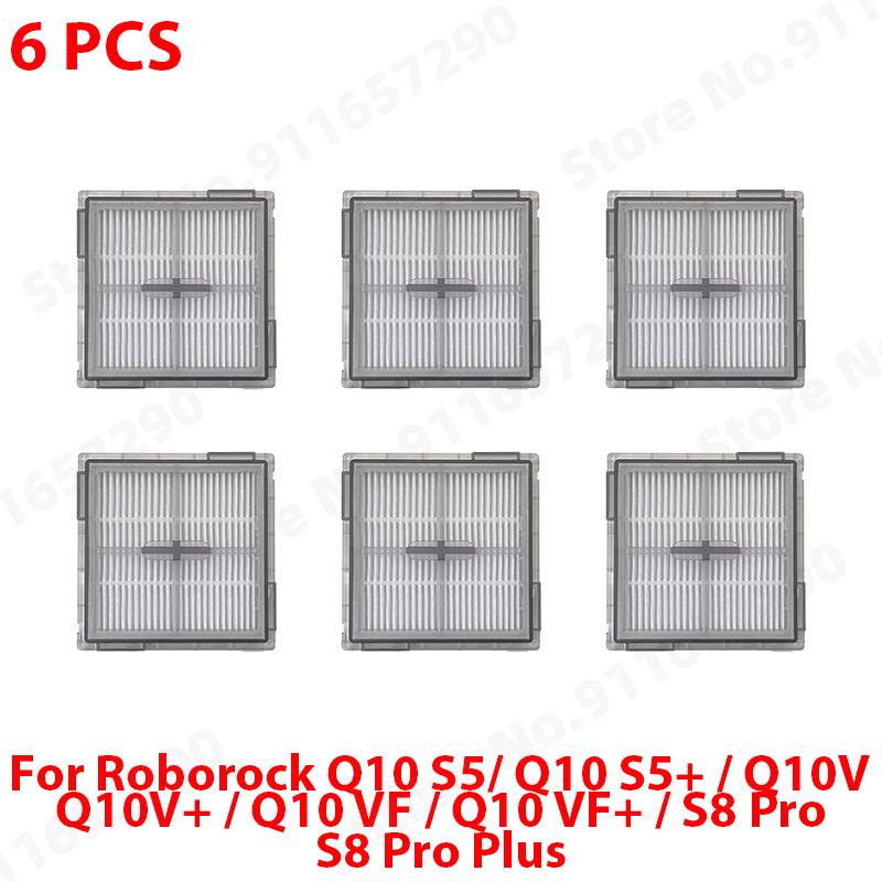 Passend für Roborock Q10 S5 / Q10 S5+ / Q10V / Q10V+ / Q10 VF / Q10 VF+ / S8 Pro / S8 Pro Plus: Haupt-, Seitenbürste, Filter, Wischmopp, Staubbeutel