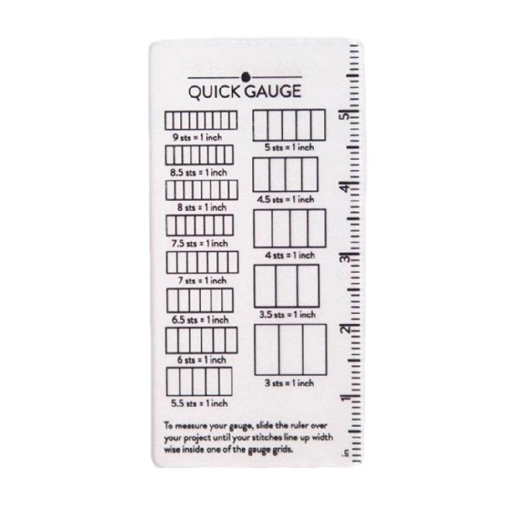 Crochet Gauge Measuring Tool Portable Precise For Efficient Counting In Craft Projects