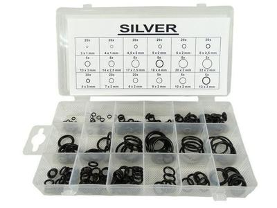 O-Ring Seals 225 Pcs / Silver