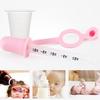 Kids Baby Dropper Shape Simple Silicone Medicine Feeder with Scale