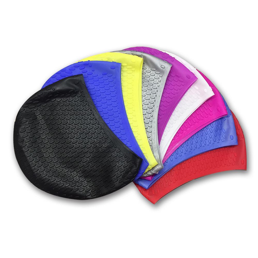 Summer 2025 Silicone Waterproof Swimming Cap with Ear Protection for Adults