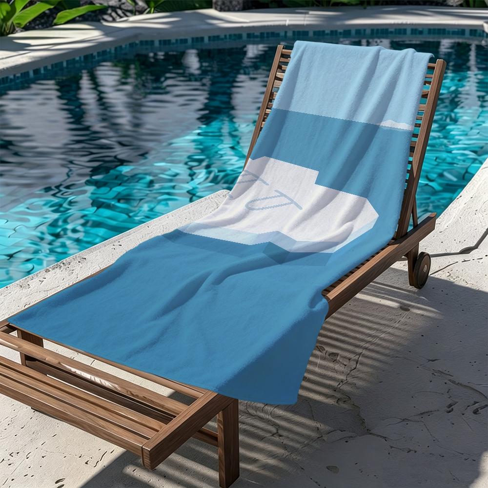 M-minima-list Photo Artwork Towel Large Quick-Drying Microfiber Soft Beach Towel for Travel Fitness Sauna Bathing Camping