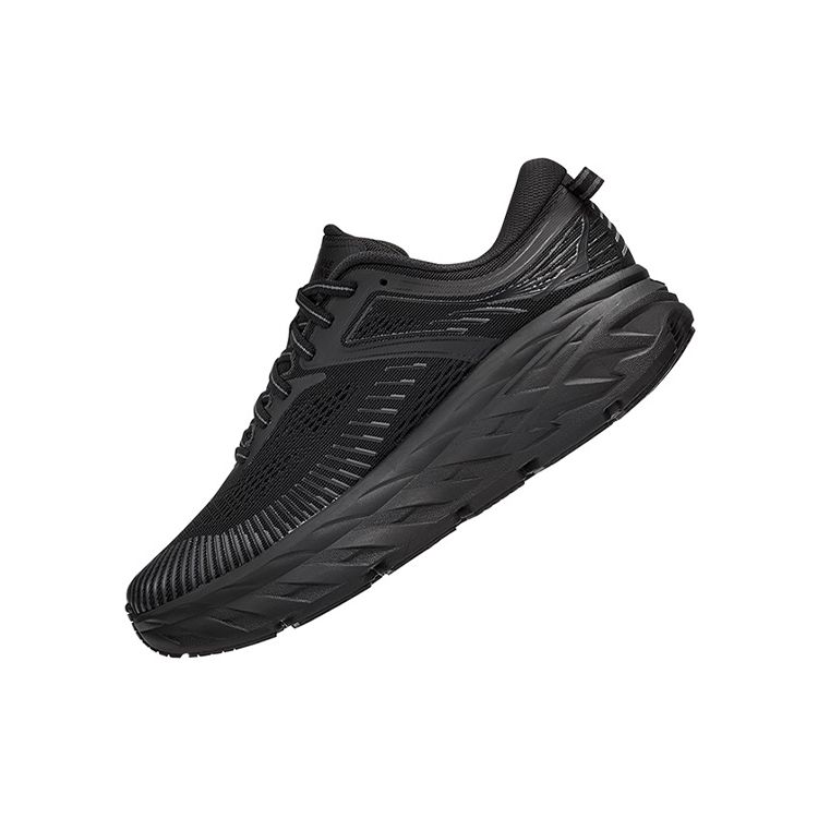 HOKA Bondi 7 Siyah Unisex Spor Ayakkabı 1110518-BBLC