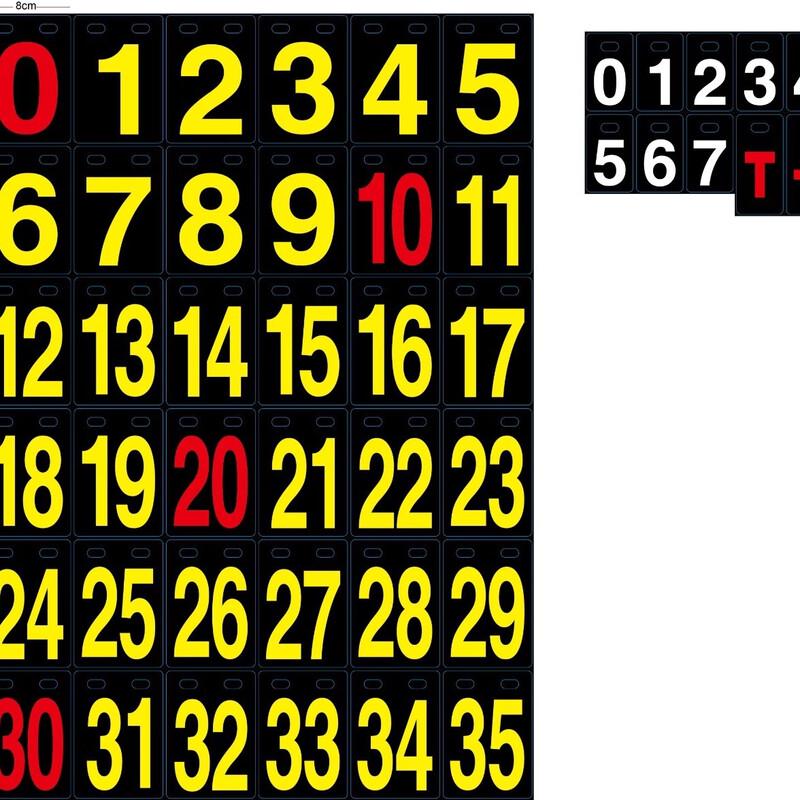 Portable Flip Scoreboard CN Plug (adapter Included)