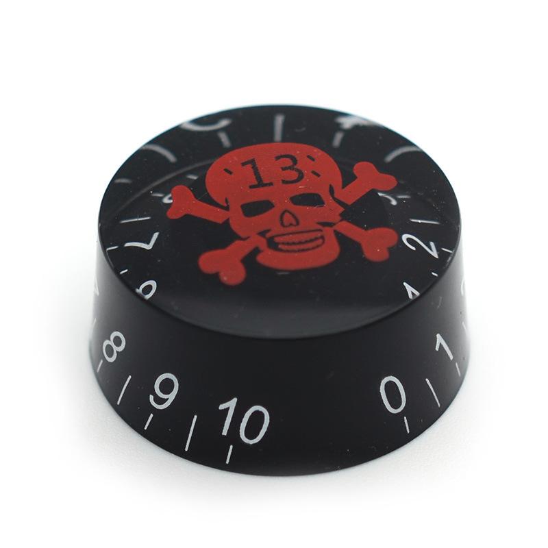

Skull Style Electric Guitar Control Knobs Custom Volume Tone Knob Caps for Gibson Epiphone Potentiometer Guitar Parts
