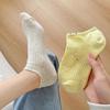 Chaussettes basses bateau en coton antidérapantes pour femmes - Invisibles et respirantes pour l'été