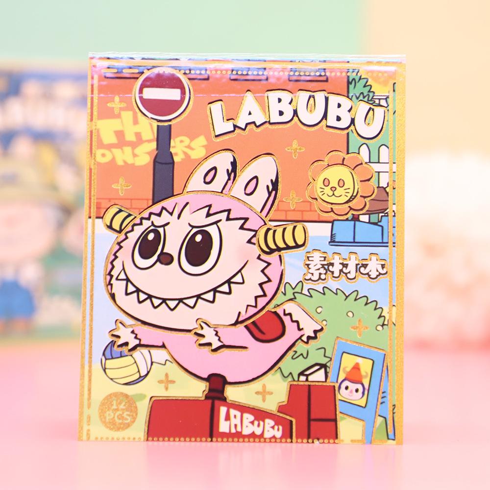 

Книга наліпок Лабубу Labubu The Monsters монстр стікери 100 шт