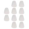 10 Pieces Nonwoven Fabric Filter Cotton Dustproof Protective Multi Layer Electrostatic Filter for Industrial Safety