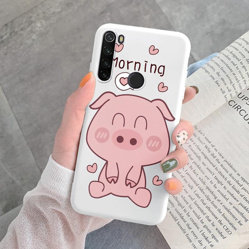 For Redmi Note 8 Pro 8T Back Cover Protective Case Soft Silicone Cute Cartoon Cat Frog Funda Phone Case For Xiaomi Redmi Note 8