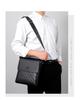 Men's High-End Vertical Crossbody Business Bag - Large Capacity Casual Messenger Briefcase
