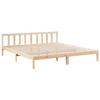 VidaXL Cadre de lit extra long sans matelas 180x220 cm bois massif pin, lit, meuble de chambre à coucher, lit en bois, lit 852452