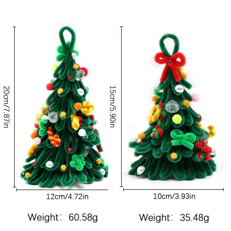 15/20cm Mini Künstlicher Weihnachtsbaum Tischschmuck Weihnachtsbaum Dekoration Büro Heimdeko DIY Handgemacht Neujahr 2025 Geschenke