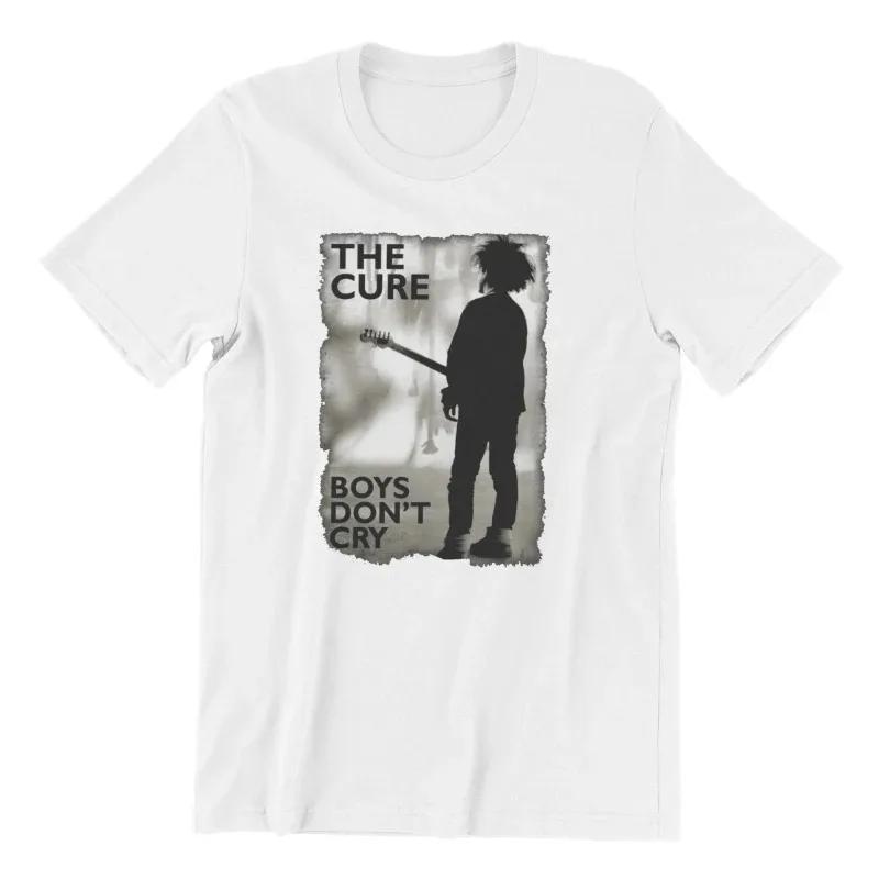 THE CURE Rock Band Boys Don't Cry Rock T-shirt 2025 Summer Men and Women Commemorative Premium Casual Short-sleeved Shirt