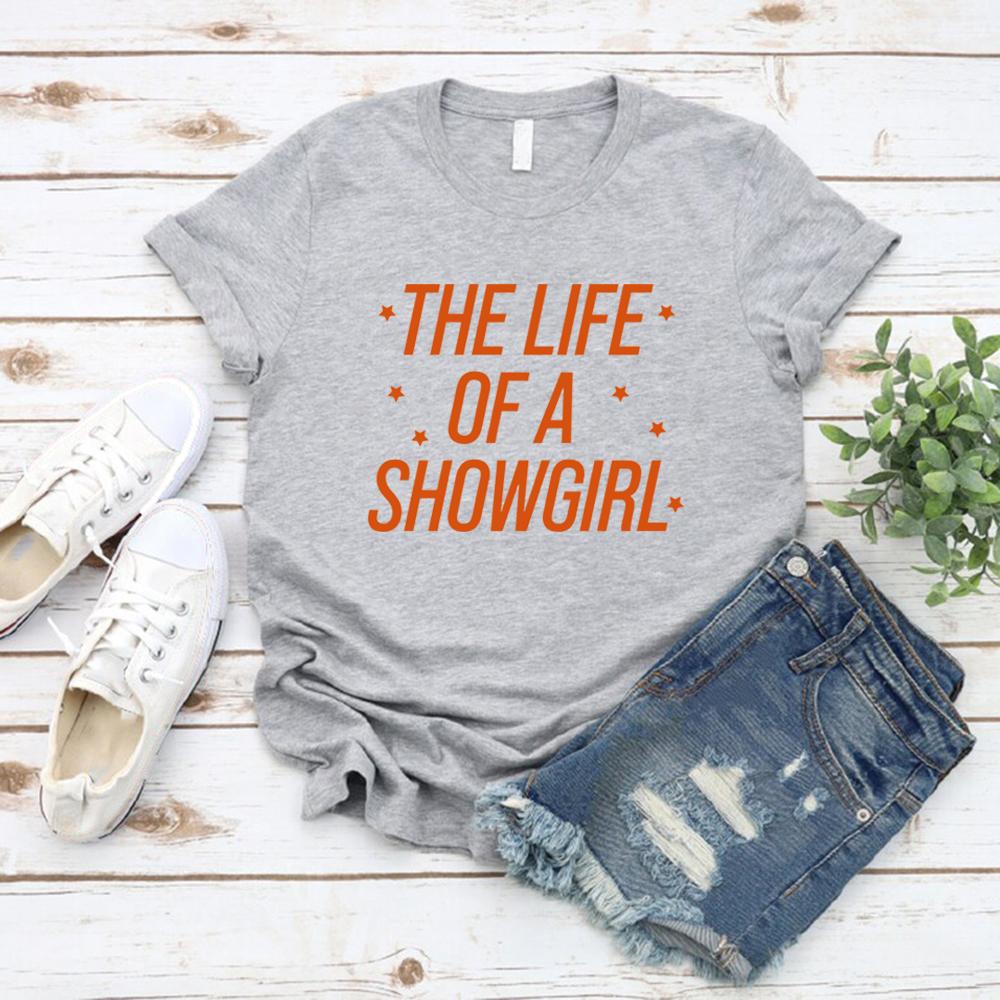 The Life of A  Showgirl Shirt in My Showgirl Era T-Shirt Women Tshirts TS 2025 Album Tee Showgirl Music Fan Gift T-shirt Women Clothes
