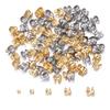 50 STUKS Roestvrij Staal Calotte Eindkrimpers Kralen voor Sieraden Maken Fitting Roestvrij Staal Bal Ketting Eindsluiting DIY Armband
