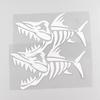 Fish Skeleton Skull funny vinyl car sticker waterproof car decal stickers on car truck bumper rear window