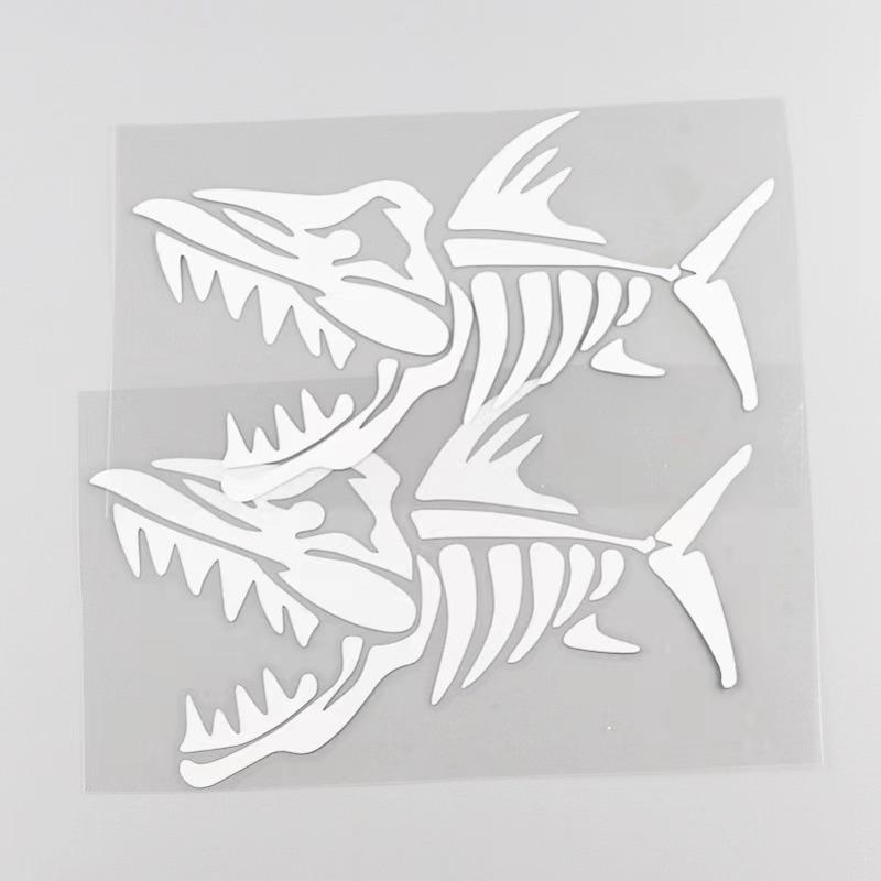 Fish Skeleton Skull funny vinyl car sticker waterproof car decal stickers on car truck bumper rear window