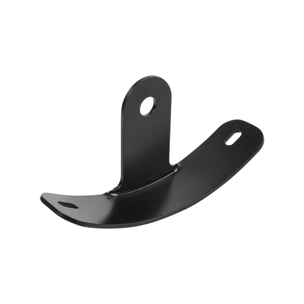 Garage Use Motorcycle Customization Curved Holder As Shown In The Figure Black Steel Material Easy Installation