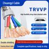 High-Flex Pure Copper Shielded TRVVP Cable - 2/3/4-12 Core for Industrial Machinery