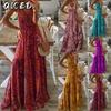Fashion Summer Spring Sleeveless V-Neck Casual Dresses