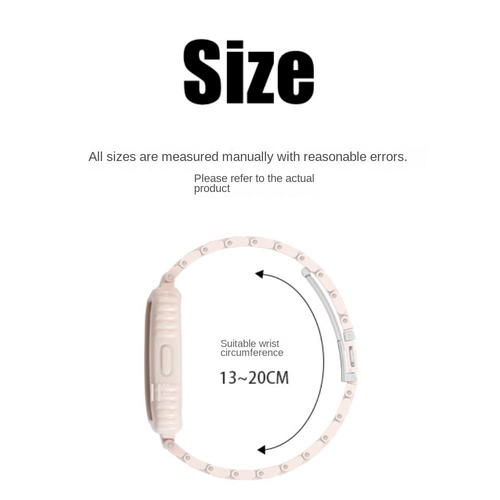 TPU Case Watch Strap PC+Metal Watch Bracelet for Huawei Band 9/8/7/6 Smart Watch Accessories