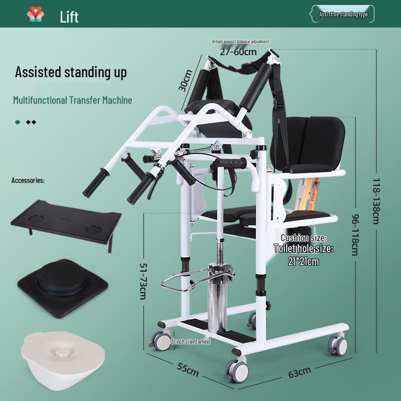 Hydraulic Transfer and Lifting Device for Elderly and Disabled Care