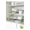 [Bulk Purchase Set of 2] Yamazaki Jitsugyo Tableware Storage Plate Dish Storage L White 2960 | Dish Stand Dish Rack 2 Tier Shelf Kitchen Dishes